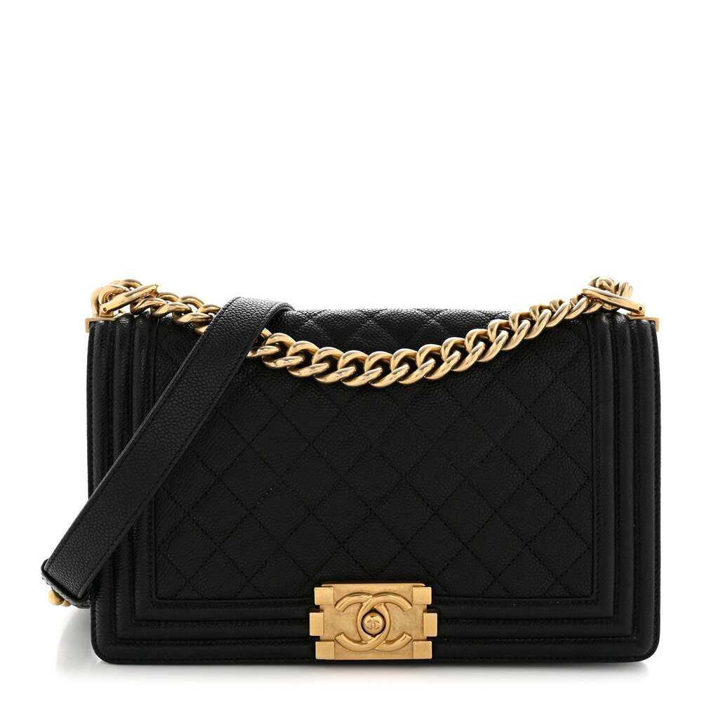 Chanel Caviar Quilted Medium Boy Flap #308282C45B